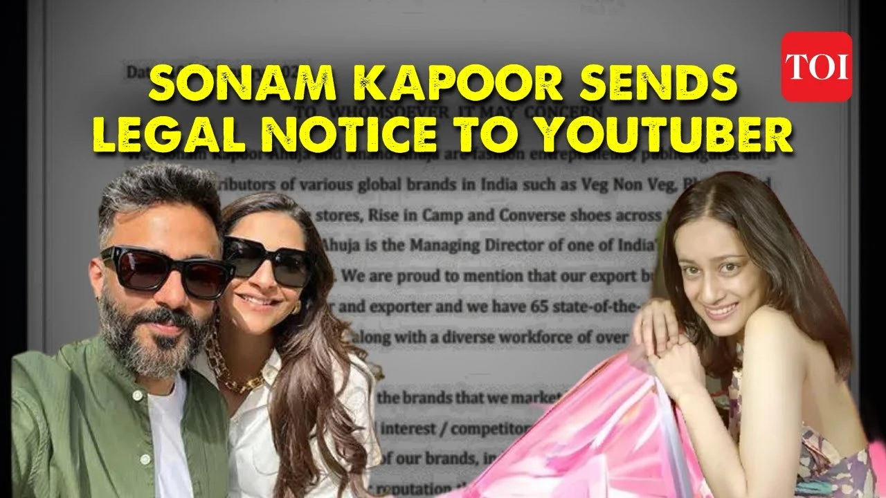3CM8krBL39A HD Sonam Kapoor Sent A Legal Notice To A YouTuber Raginyy? Latest Updates