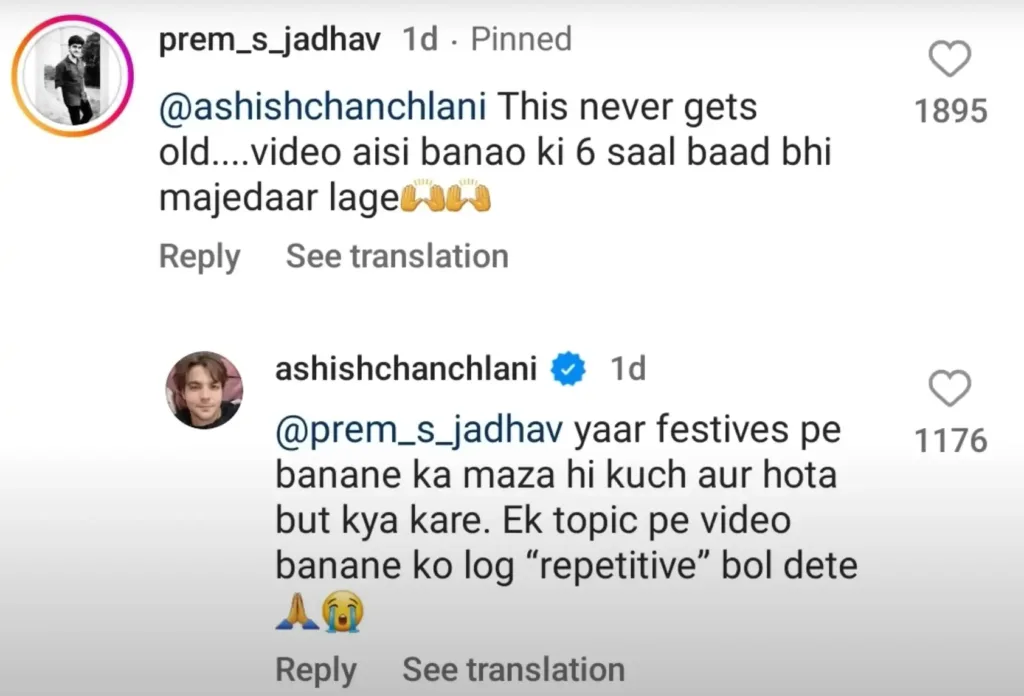 Ashish chanchlani next video