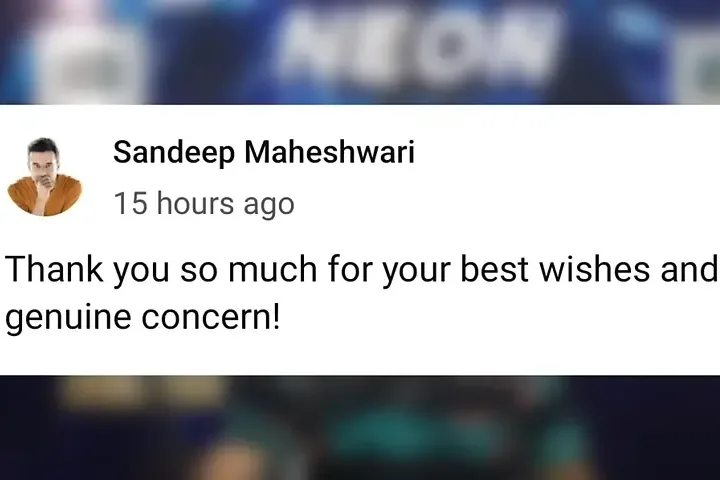 Sandeep maheshwari latest update on depression and health