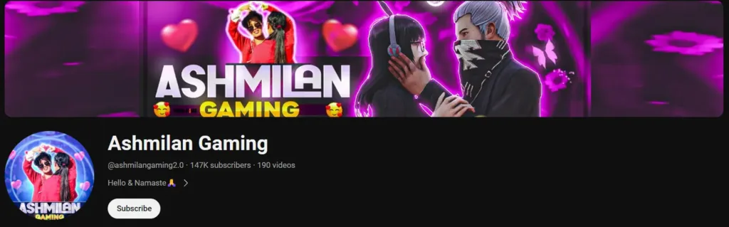 Screenshot 2023 12 24 212910 TODAY’S MILESTONE YOUTUBERS #91 Ashmilan Gaming! Lakhneet Vlogs!