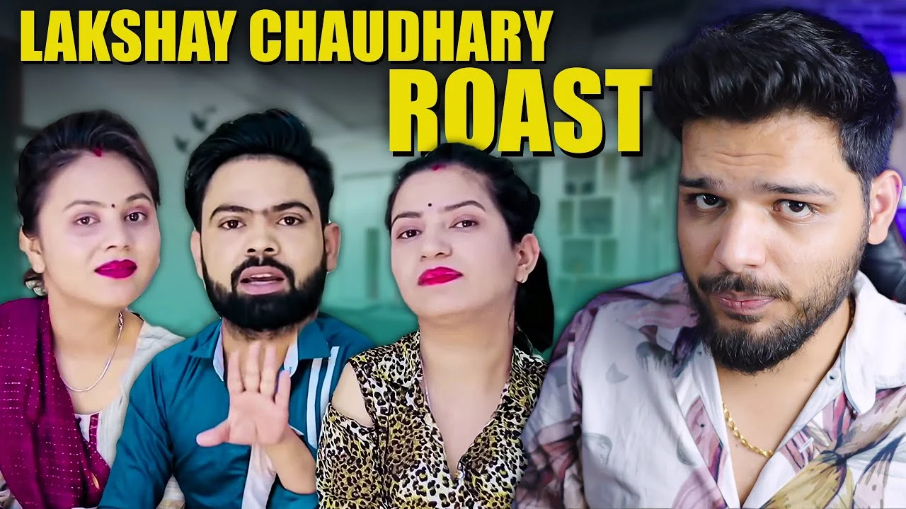 Lakshay chaudhary made a roast video on sunny rajput