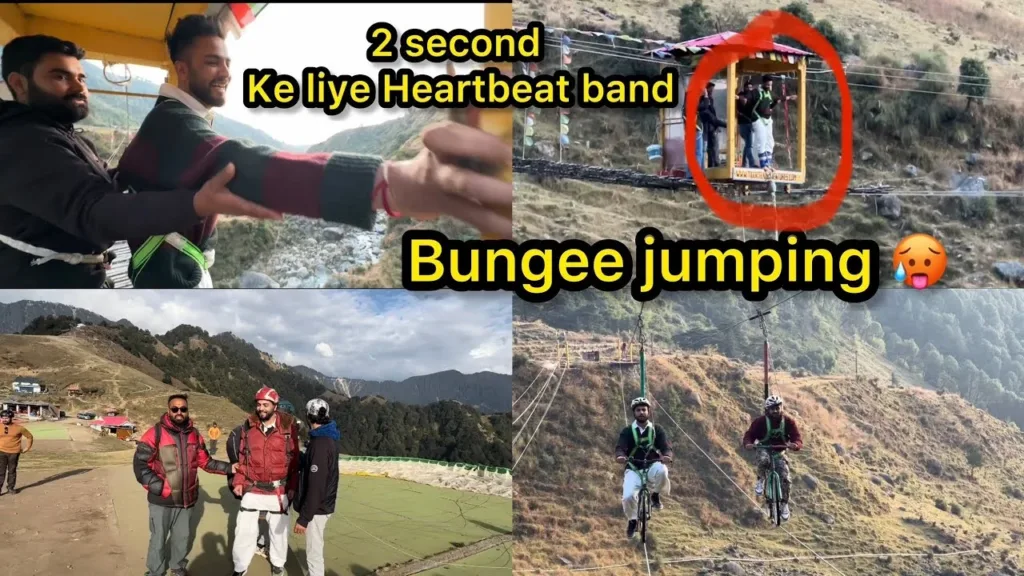 elvish yadav bungee jump near death experience