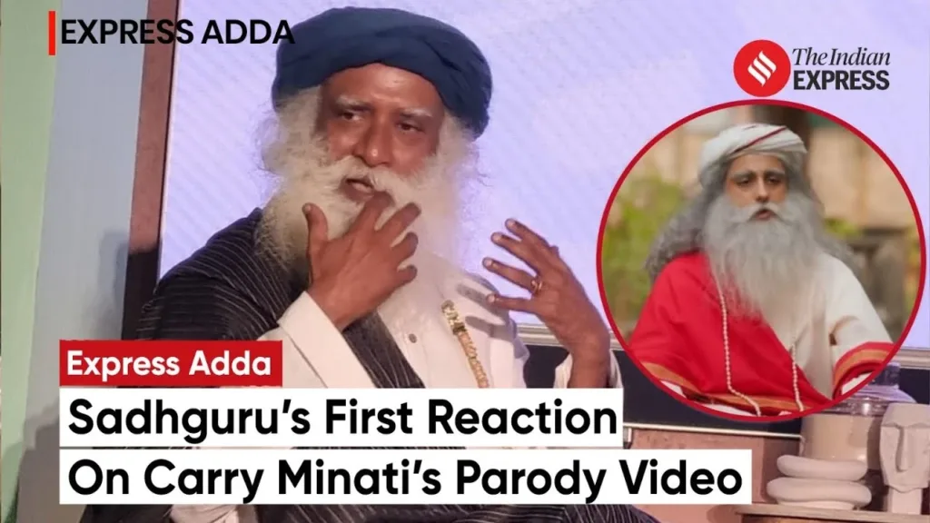 Sadhguru reply on carryminati new parody video