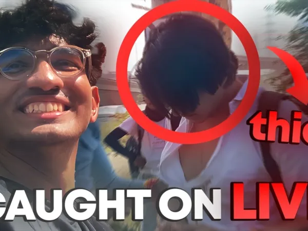 theif caught on live stream unreal jatin crazy incident
