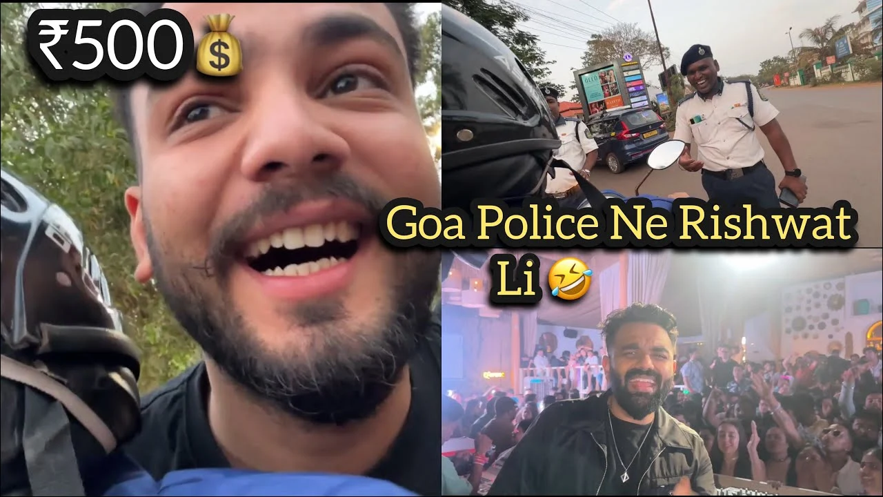 elvish yadav arrested in goa latest vlog police bribe rishvat