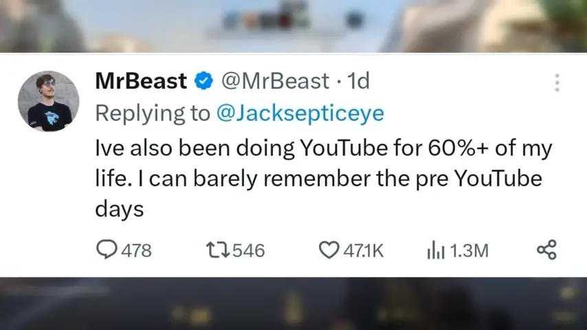 Mr Beast Youtubers Retitred from youtube 