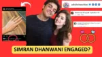 Simran Dhanwani get engaged aakash dodeja love story ashish chanchlani latest video full vlog