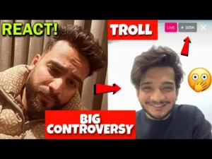 munawar faruqui can't break elvish yadav instagram live record