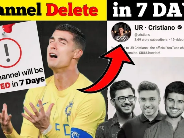 Cristiano Ronaldo youtube channel delete