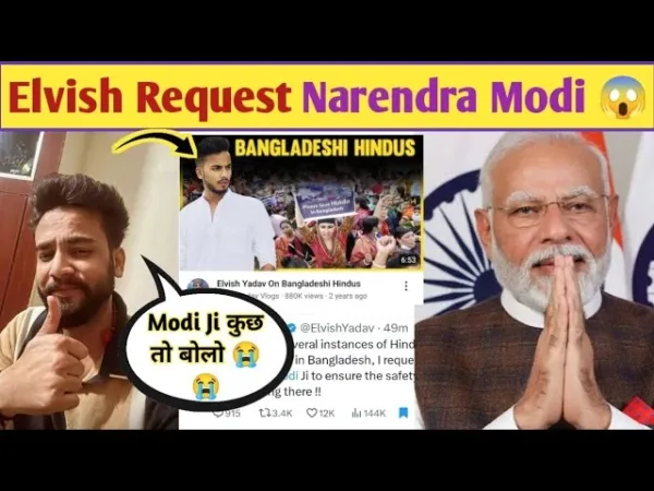 Elvish yadav requested narendra modi