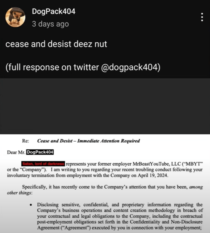 image 1 MrBeast Gave Legal Notice to a Youtuber ?FIR Registered ?