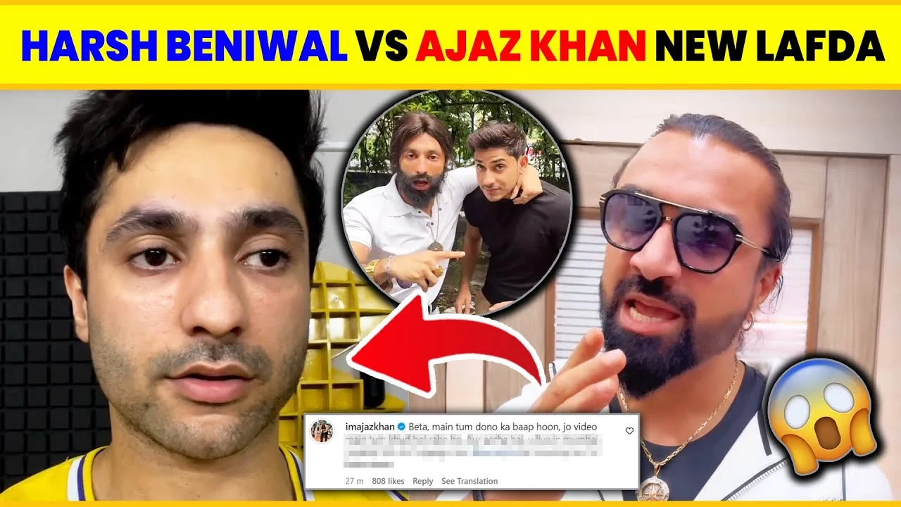 Harsh Beniwal and Purav Jha made Parody on Ajaz Khan and Carryminati